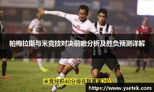 帕梅拉斯与米竞技对决前瞻分析及胜负预测详解